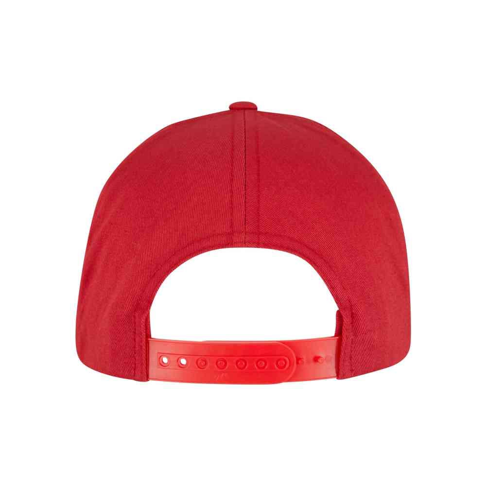 Flexfit - 5-Panel Curved Classic Snapback Cap - Red